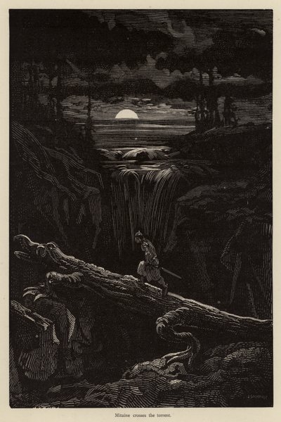 Mitaine steekt de stroom over door Gustave after Dore